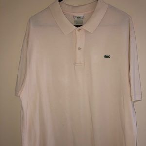 Men’s white Lactose Polo